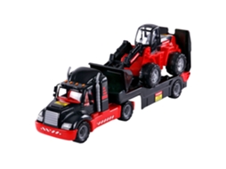 Caminhão De Brinquedo Mammoth Torpedo Com Escavadeira, Escala 116. Cavallino Toys