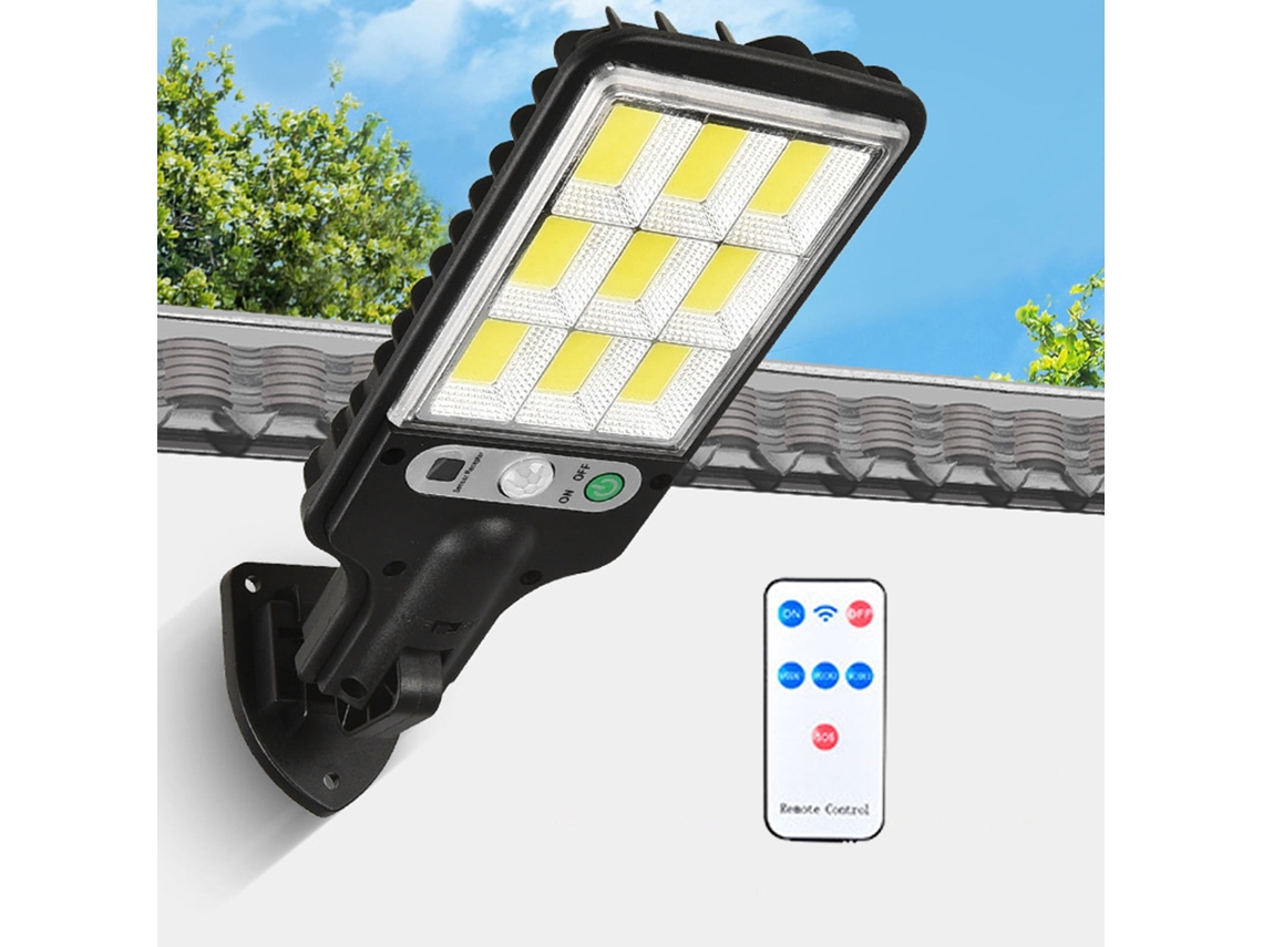 Farola Solar Con Sensor De Movimiento Ip65