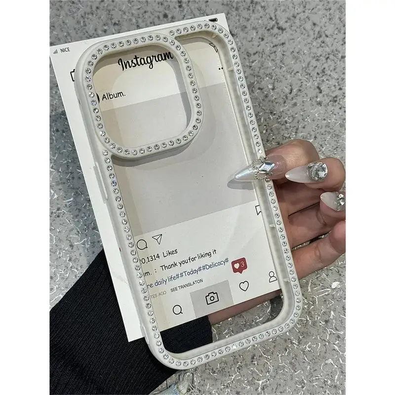 Capa Para Celular (iphone 14 Pro Branco) Com Cobertura Total, Brilhante E Transparente.