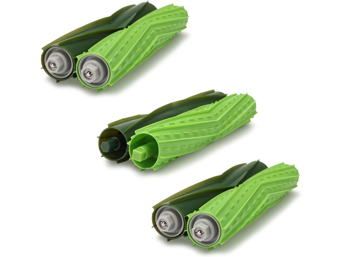 3 Conjuntos Escovas Rolo Reposição Compatíveis Irobot Roomba I Series E Series