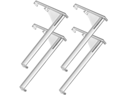 Conjunto De 4 Presilhas Para Posicionar Cortinas, Presilhas Para Cortinas Verticais Transparentes, Acessório Para Cortinas