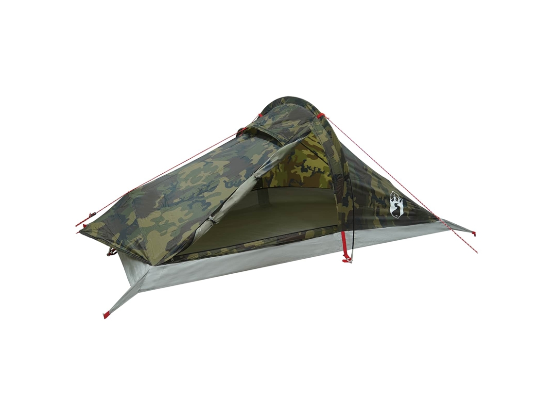 Conjunto 1 Barraca Para Caminhadas Vidaxl Verde Poliéster (4 Pessoas)