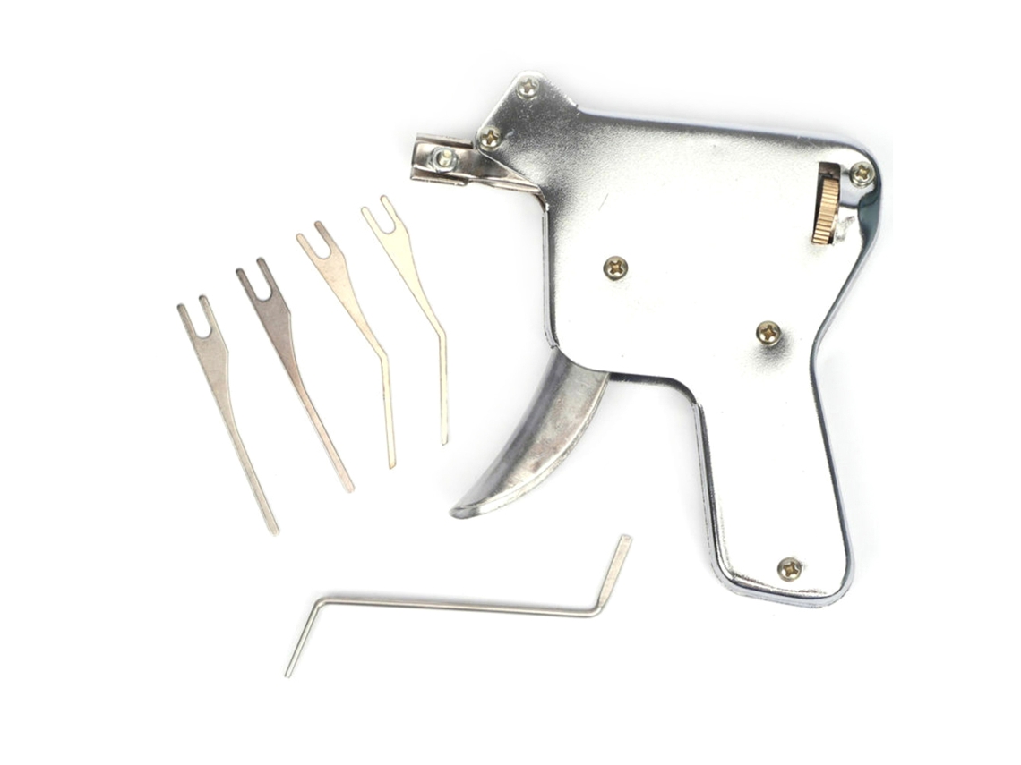 Kit De Ferramentas Para Reparo E Abertura De Fechaduras Fortes Com Pistola De Abertura