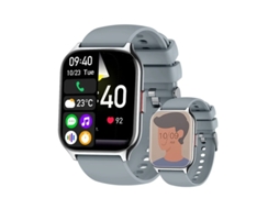 Smartwatch feminino Bestvite P95 com tela de 2,1 polegadas e 24 modos esportivos, rosa