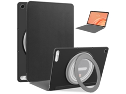 Capa Protetora Halinuia Para Lenovo Tab Plus Gen 2 Tb355fu 12.1 Estojo De Couro Sintético Liso Com Textura