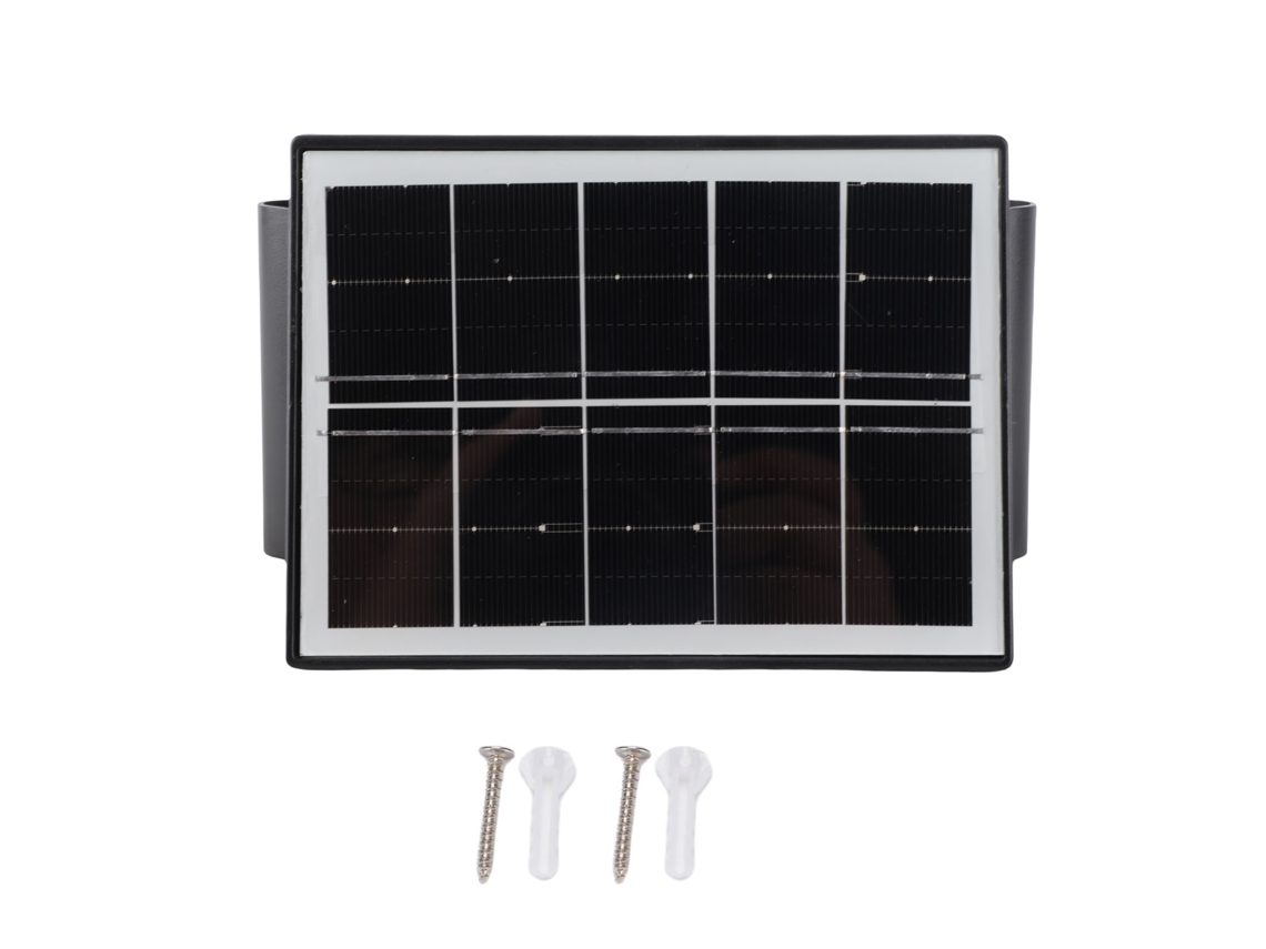 Luz Solar Externa Parede Up Down 3 Temperaturas Ip65 para Jardim Varanda Garagem