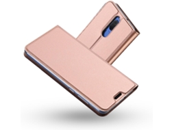 Capa Fólio Lite Protetora Tipo para Huawei Huawei Mate 10 Lite HONGWE. com Porta-Cartões Premium Rosa