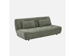 Sofá-cama Conversível Em Tecido Chenille, 3 Lugares, Verde