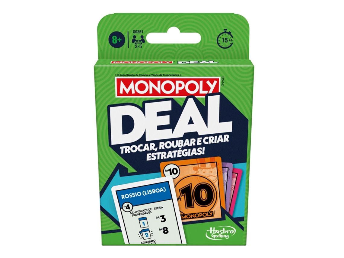 Jogo de Cartas Monopoly Deal MONOPOLY 