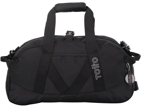 Saco TOTTO Bungee Preto (Poliéster - 30 x 52 x 6 cm)