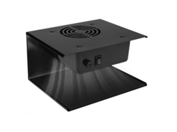 Ventilador Secador De Esmalte Para Esmalte Comum 110v 300w Ventilador Profissional Para Secagem De Unhas Com Ar Quente E Frio - Preto