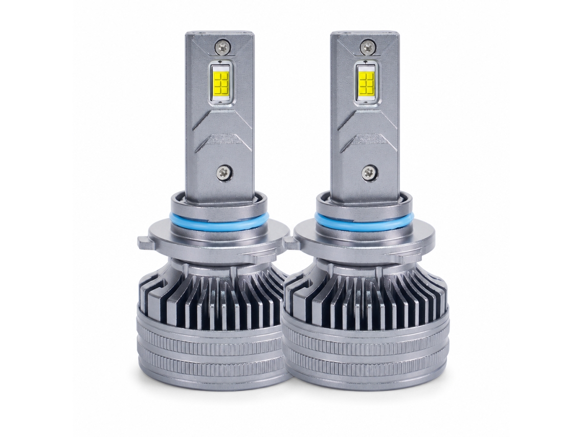 Lâmpada Led Para Farol Automóvel 9007, Luz Branca 130 W, Prateada, Redsea