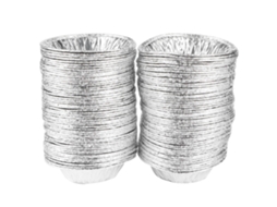 100pcs Antiaderente Ovo Tart Molde Cupcake Bolo Biscoitos Lata Molde Caso Copo Cozinha Ferramenta De Cozimento