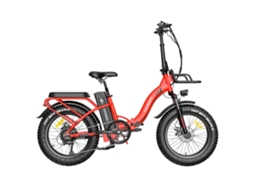 Bicicleta Elétrica FAFREES F20 Max Vermelho