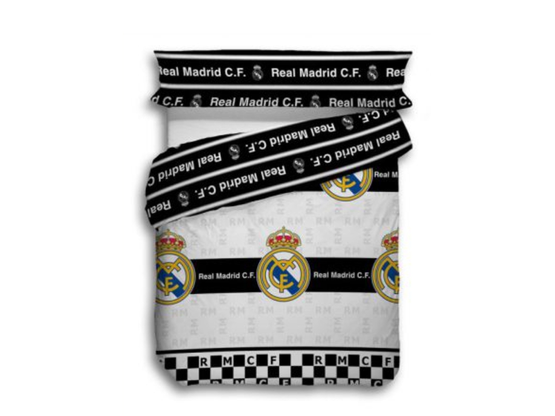 Capa De Edredom Real Madrid Modelo 10 Cama 150 86432