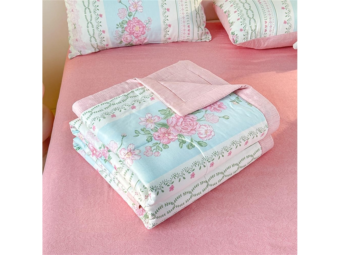 Colcha Acolchoada Fansu Capa de Cama Cobertor para Ar Condicionado Edredom Conjunto 100% Algodão Sofá Elegante