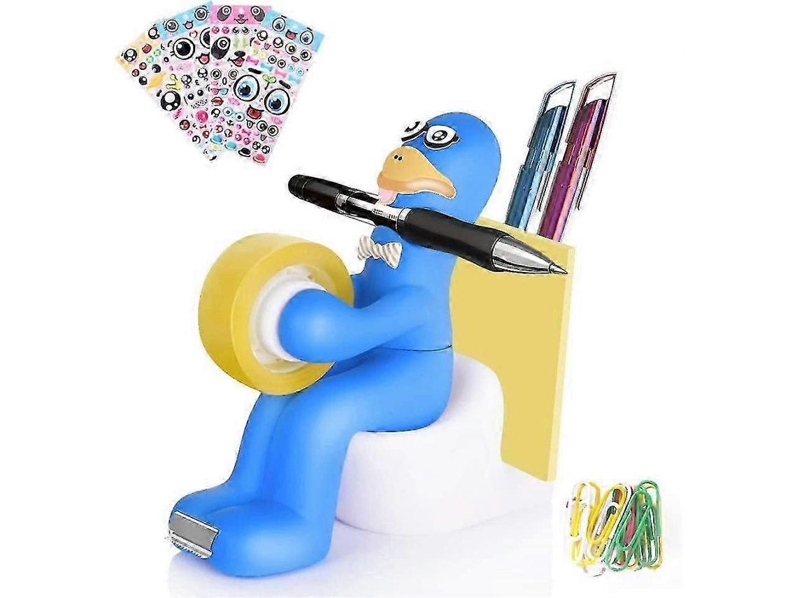 Conjunto de 25 26 Artigos Papelaria para Escritório com Dispensador Fita Adesiva, Clipes Papel, Blocos no Tas Adesivas, Adesivos e Ite GOKOCO