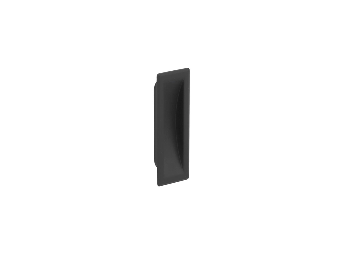 Conjunto de 25 Puxadores embutidos em Zamac com 64mm de centro, preto mate HARDWAREXCHANGE