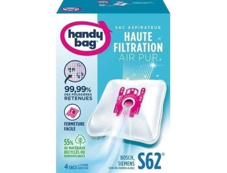 Sacos Para Aspirador Handy Bag® S62® Bosch, Siemens Alta Filtração