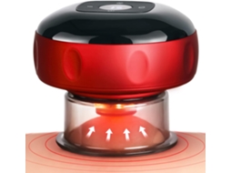Kit De Ventosaterapia Inteligente E Dinâmica Com Luz Vermelha, Aparelho Elétrico Para Massagem Ventosas (vermelho)
