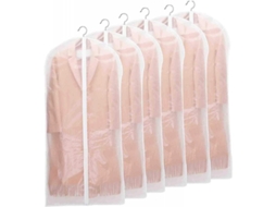 Bolsas para Ropa 6 Piezas Funda Transparente Eva Impermeável S/MARCA