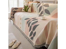 Conjunto de Cama com Pompons XXL em Poliéster 180x150cm