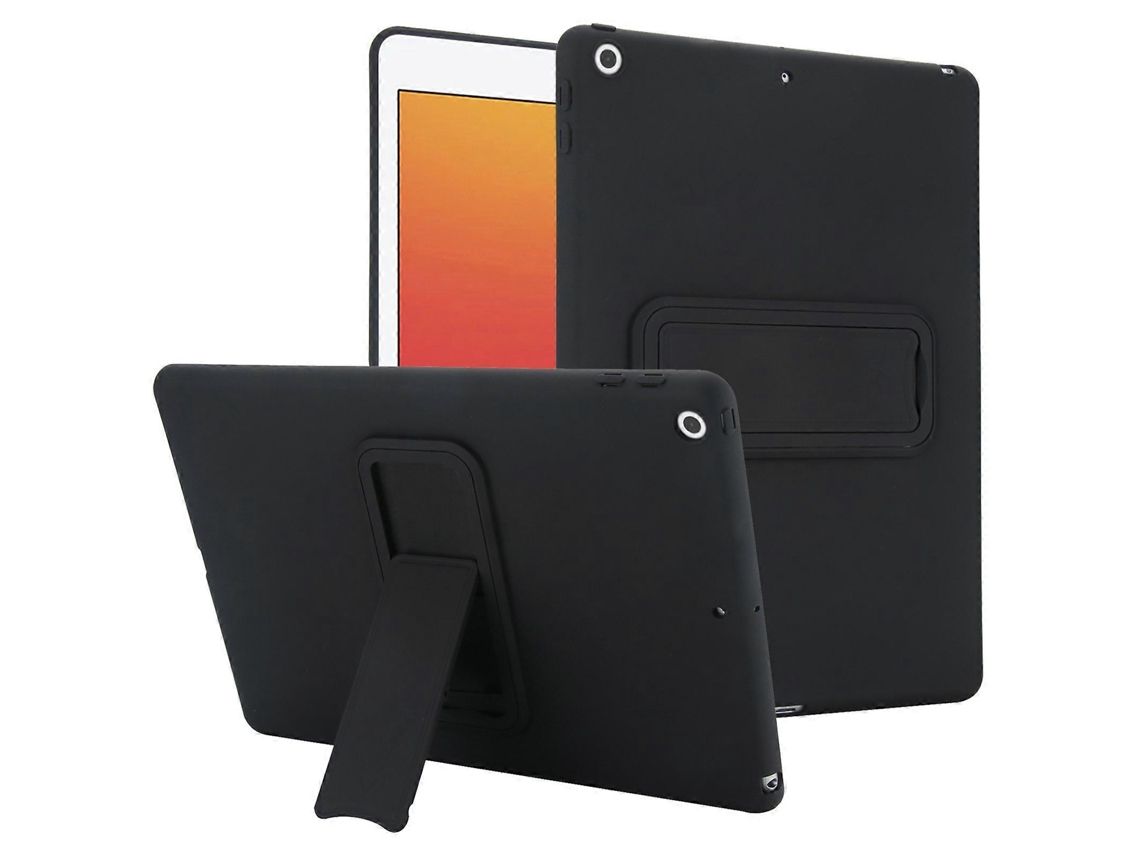 Capa protetora Tkdaddy com suporte para iPad 10.2 (2020) e (2019), TPU PC, preta, compatível com a capa Hengrongshen (2021)