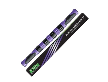 Rolo Para Pernas Elite Sportz Equipment Alívio Rápido Para Músculos Das Pernas Doloridos, Tensos E Com Cãibras Roxo