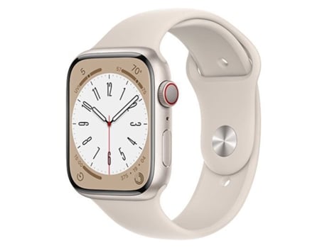 APPLE WATCH S8 45MM WHITE LTE