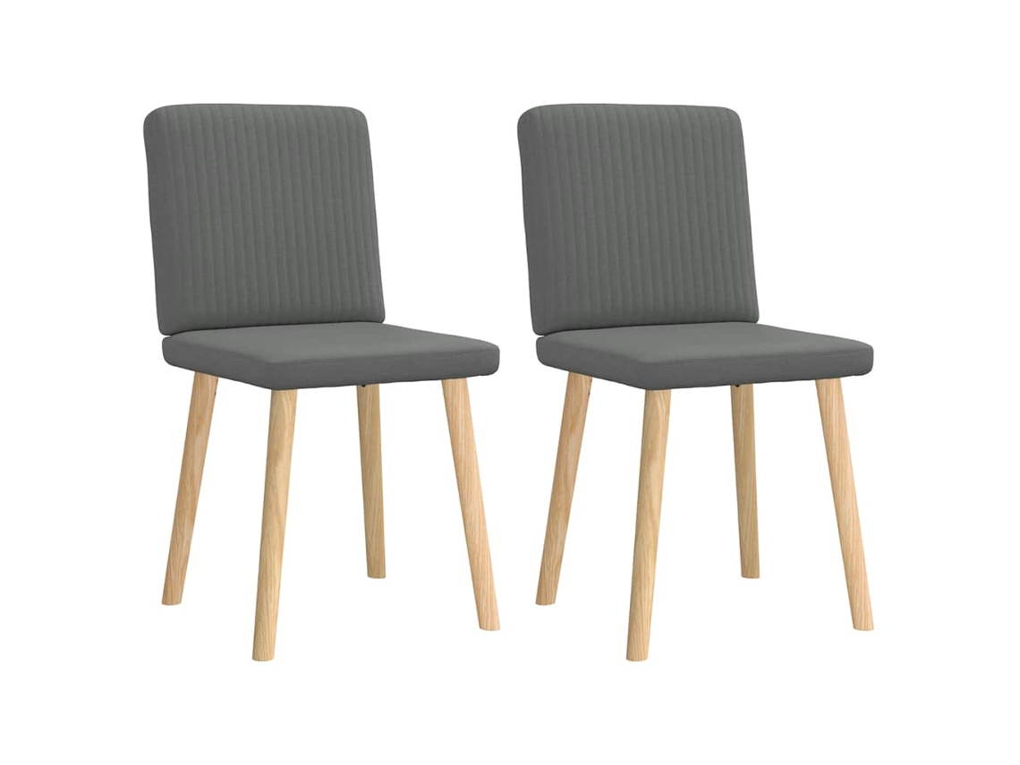 Dining Chair, Dining Chairs Vidaxl Cinzeto Tecido (n/a)