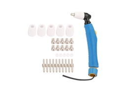 Kit de 31 peças para tocha de plasma PT31 LG40: Consumíveis para corpo, bocal e ponta de eletrodo.