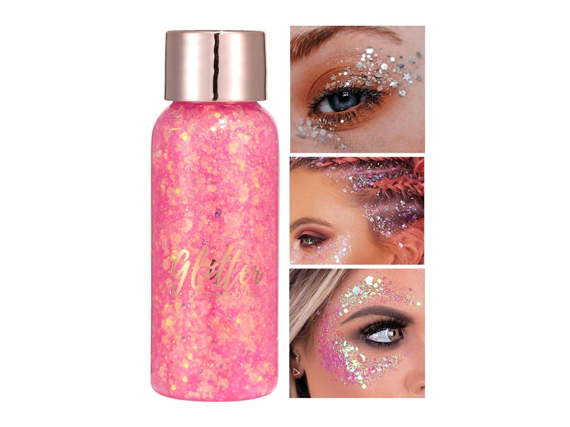 Gel De Glitter Brillante 30ml Para Ojos Cara Cuerpo Cabello Uñas Maquillaje Duradero Handaiyan