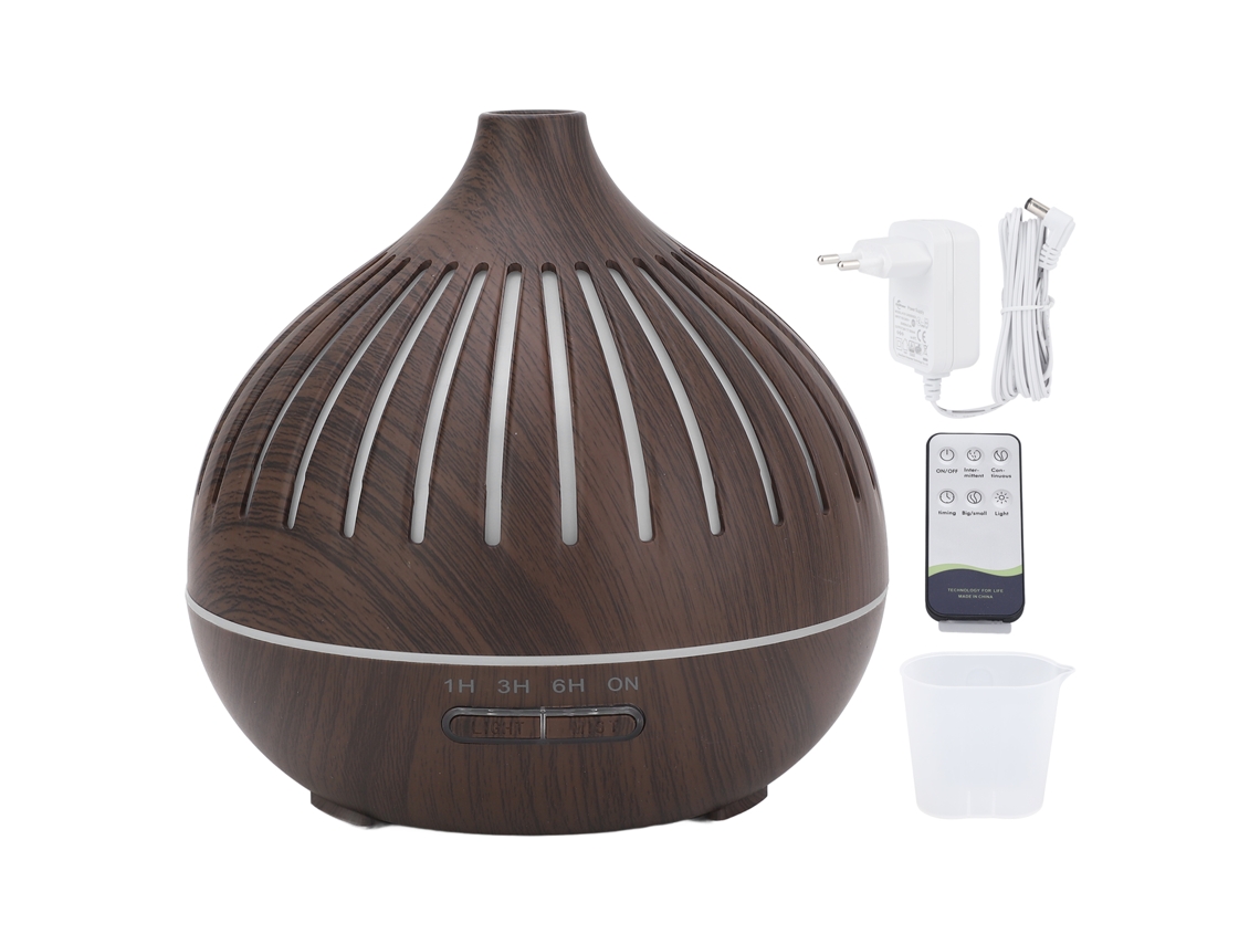 Difusor de Aromaterapia LAXISCREED de 400ml com iluminação colorida e controlo remoto