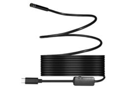 Câmera De Inspeção À Prova Dágua 5m Usb C Para Pc E Android Preta Brilvibera