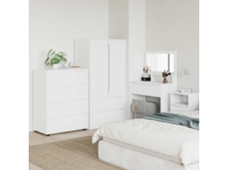 Vidaxl Gabinetes De Armazenamento 80 X 48 X 105 Cm Branco