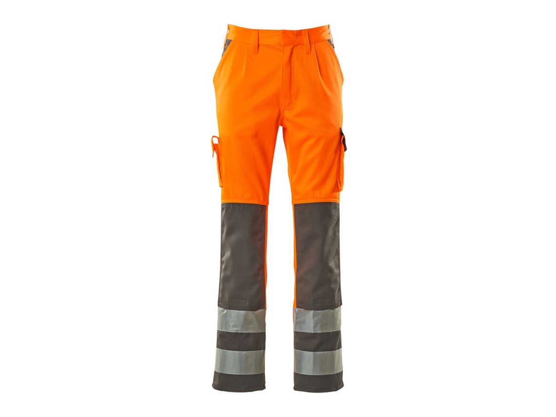 Calças Grandes Com Bolsos Para Joelheiras Safe Compete 07179 Laranja 50 / 32 MASCOT
