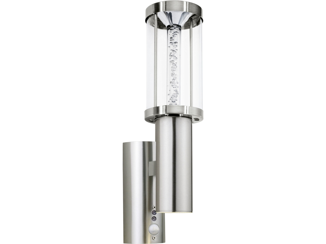 Candeeiro de Exterior de Parede EGLO C/sensor Tronostick (GU10 - 2x3W - Aço, vidro)