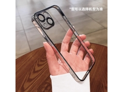 Capa Para Iphone 17/air, Flexível E Transparente, Com Revestimento Eletroplástico.