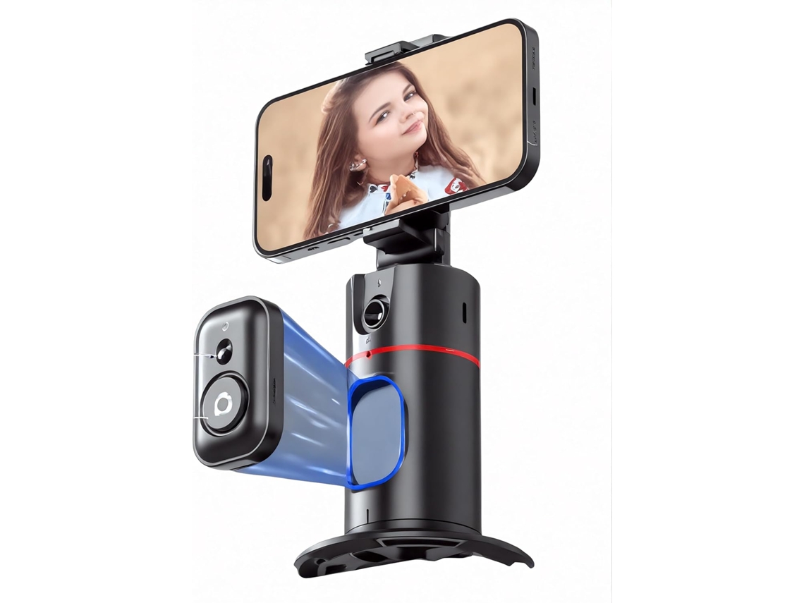Suporte Para Celular Com Rastreamento Facial Automático, Modelo Mais Recente De 2025, Rotação De 360° Com Apoio, Controle Por Gestos Para Transmissões