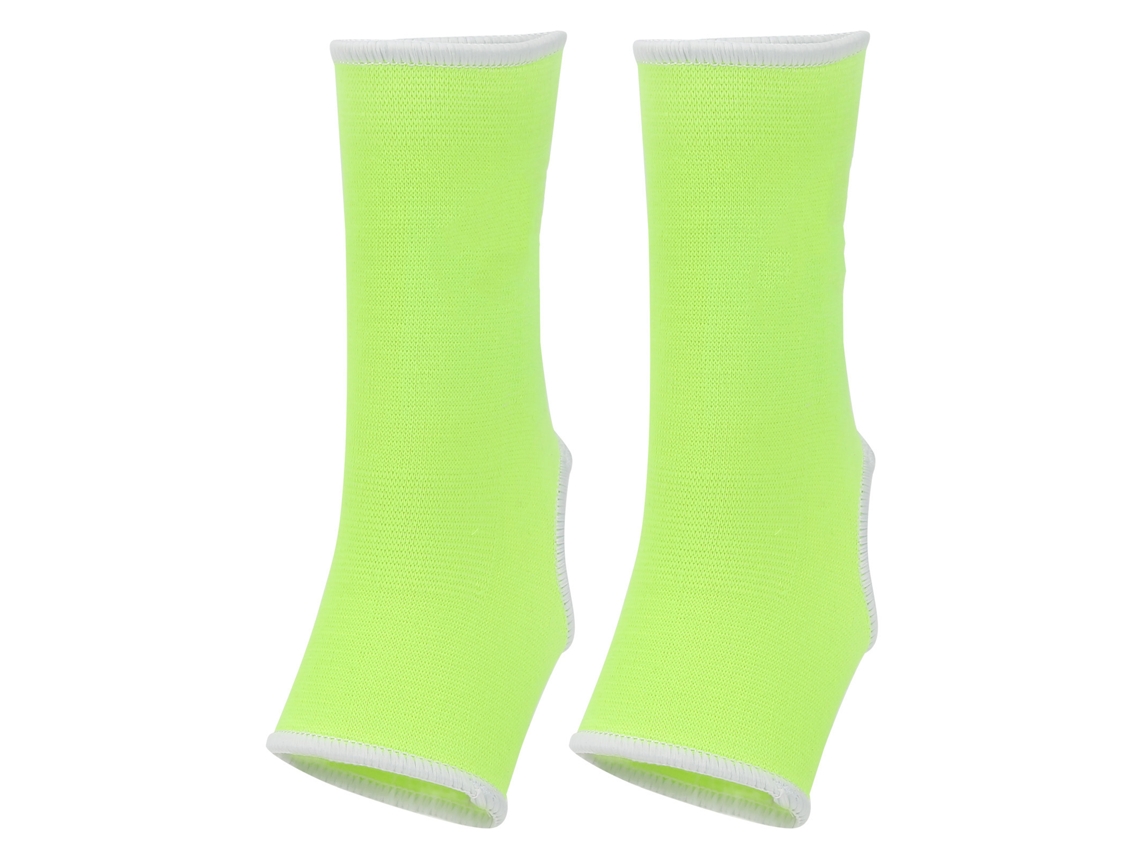Suporte Tornozelo Esportivo Nylon Proteção Respirável Manga Protetora Verde
