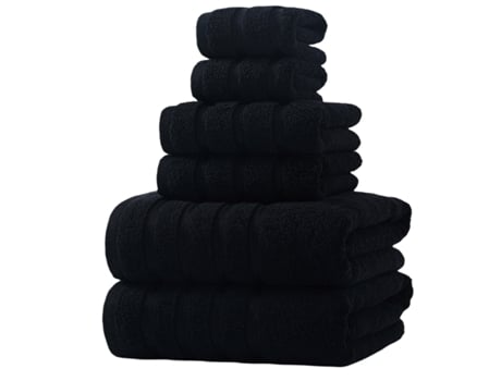 Conjunto de Toalha MEOIRUERY Ultra Uso Diário Ideal Compacto Algodão - 6pcs (Tamanho Único)