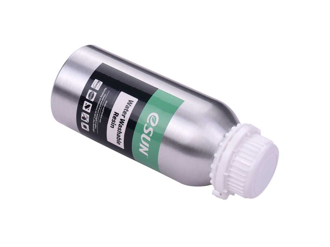 Resina Lavável com Água para Impressora 3d Lcd Dureza 76d 500g Compatível com Anycubic Creality Branco | S/MARCA