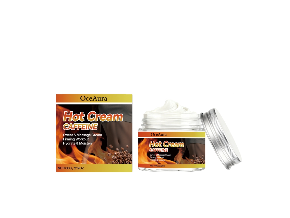 Creme de Massagem Quente com Cafeína Relaxante