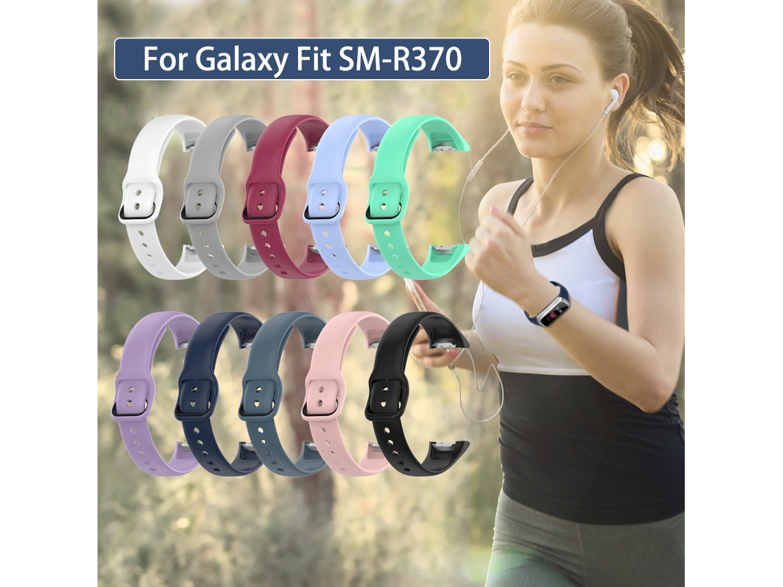 Cinto de Substituição de Silicone para Pulseira de Relógio Samsung R370 EOOCOO