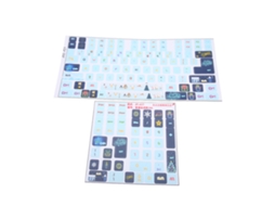 Adesivos De Teclado Pvc Estilo Cartum Diy Decorativos Para Teclados De Computador Geral De 84 A 108 Teclas