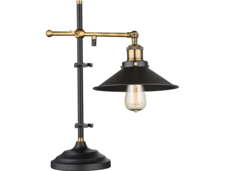 Candeeiro de Mesa GLOBO Lenius 15053T (Preto - E27 x 1 x 60 W - Metal)