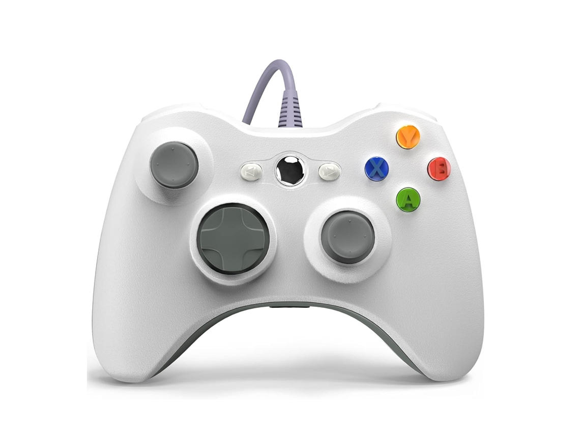 Controle de Jogos Usb com Fio para Console de Jogos MDUG (branco)