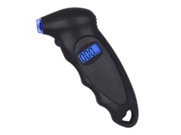 Manómetro De Pressão De Pneus Digital Para Carro E Motocicleta, Preto (1 Peça)