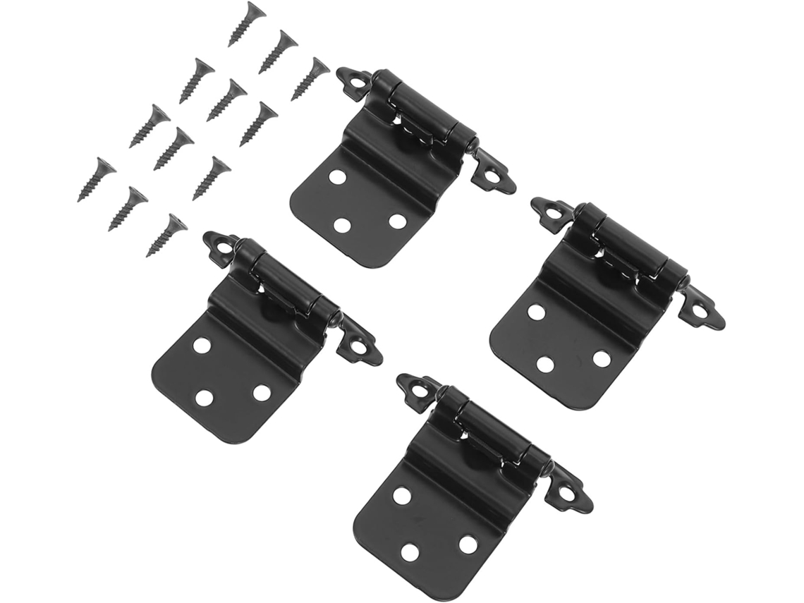 Conjunto De 10 Dobradiças Metálicas Reforçadas Com Fechamento