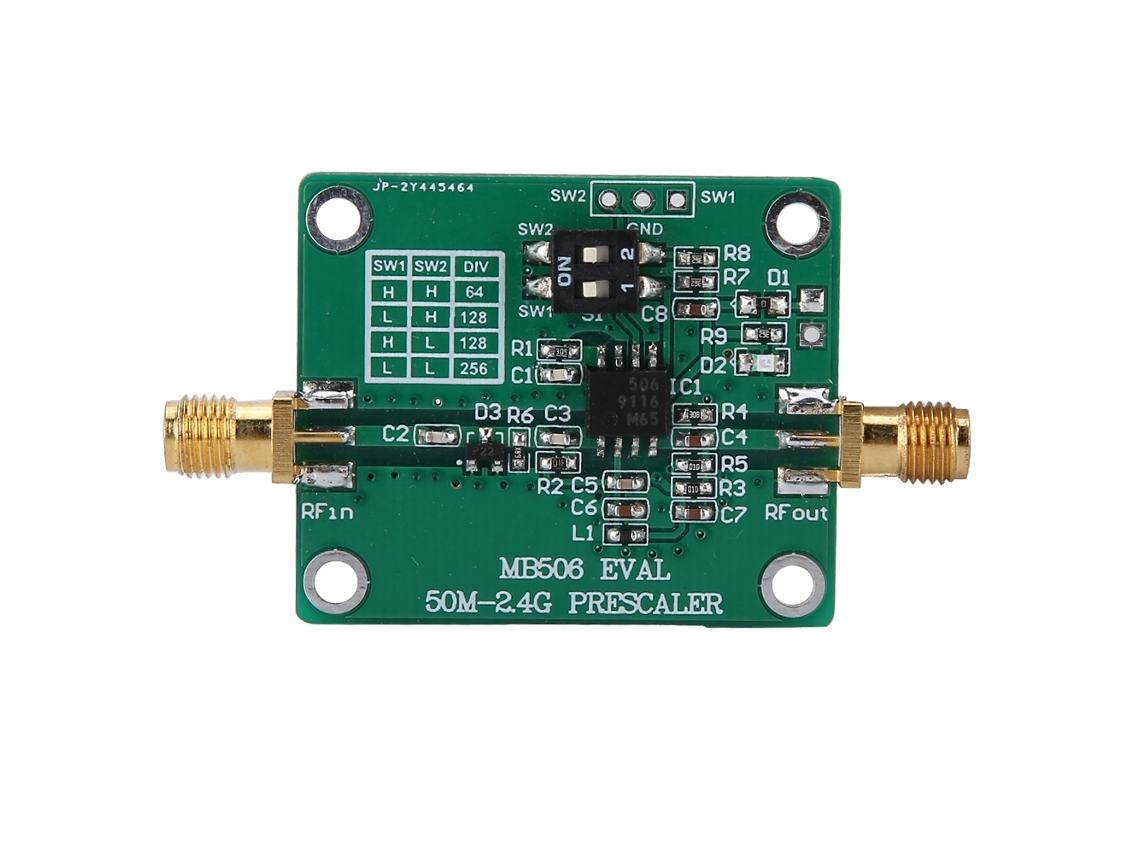 Divisor de Frequência Mb506 Pré escalador 2.4ghz 64/128/256 para Transceiver Dbs Catv